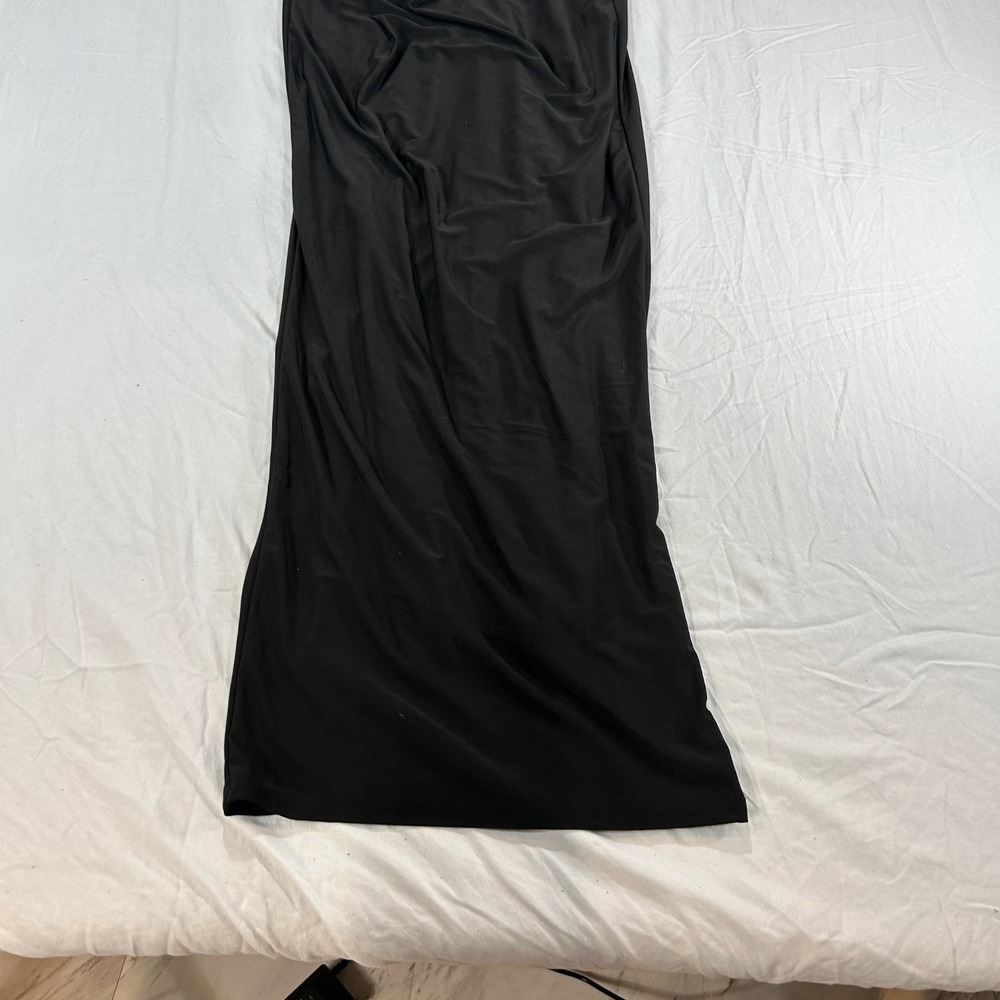 Fashion Nova Deep Down Sleeveless Hooded Maxi Dress Black D9033SL XS NWT - Picture 4 of 15
